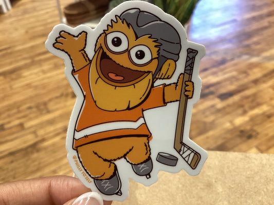 Gritty sticker