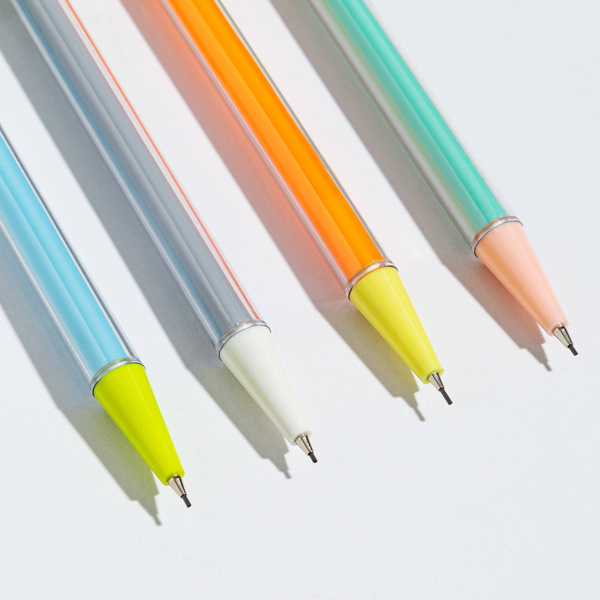 Colorblock Mechanical Pencil Set of 4