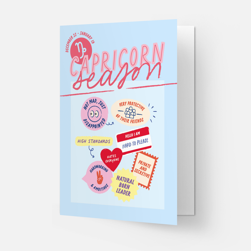 ZODIAC Capricorn Card