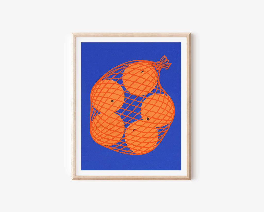 Oranges Print: 8x10 Inches