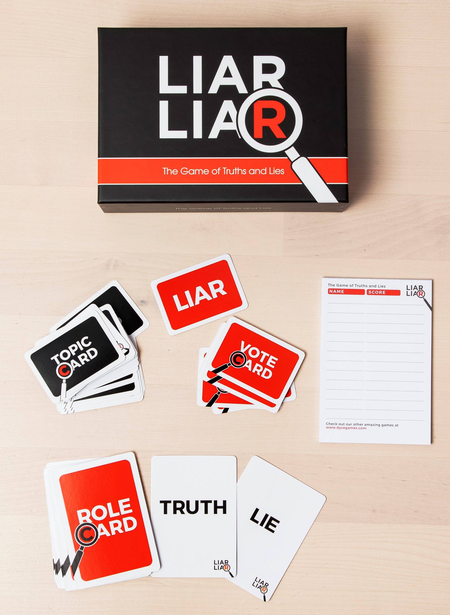 LIAR LIAR: The Family Friendly Game of Truths and Lies