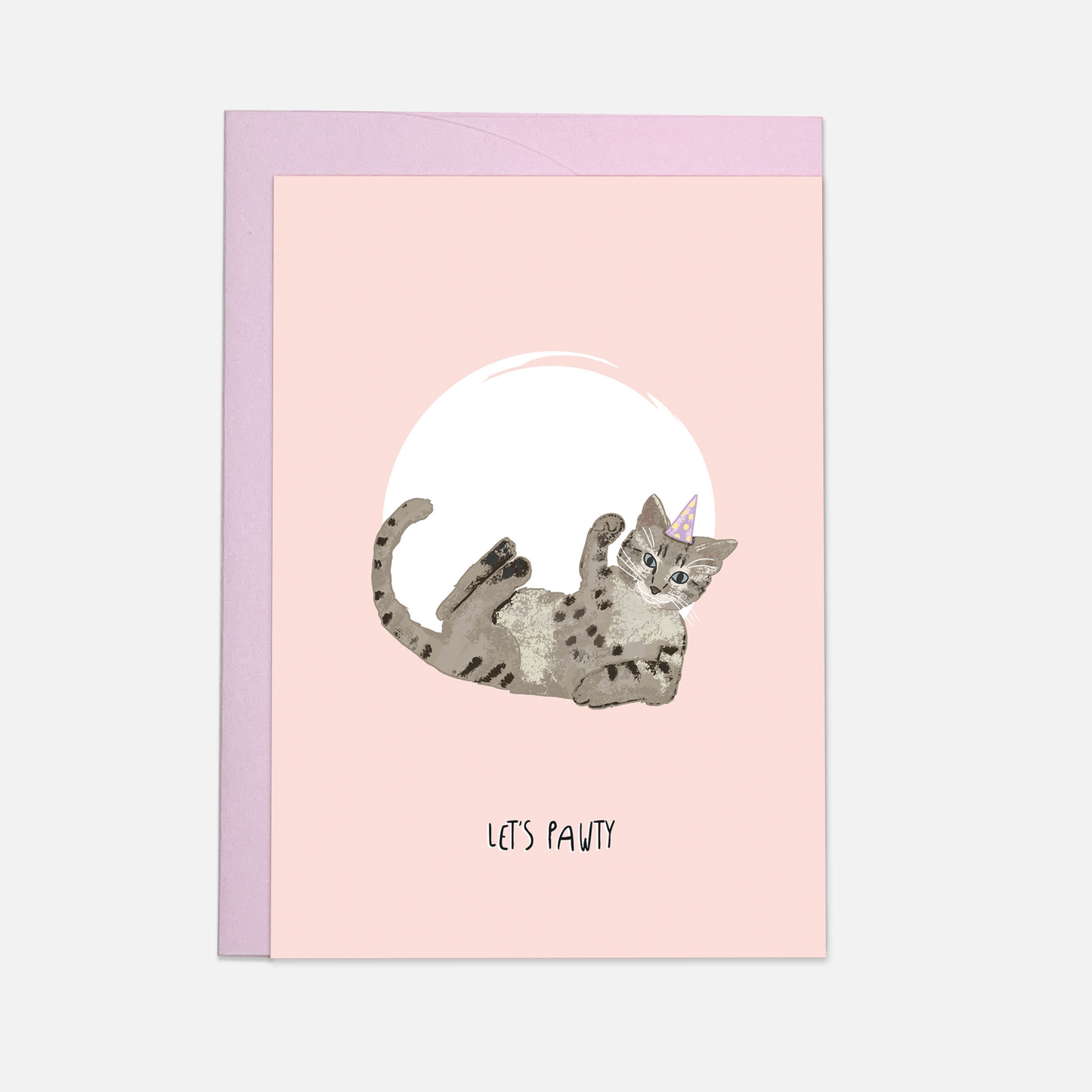 Pawty greeting card