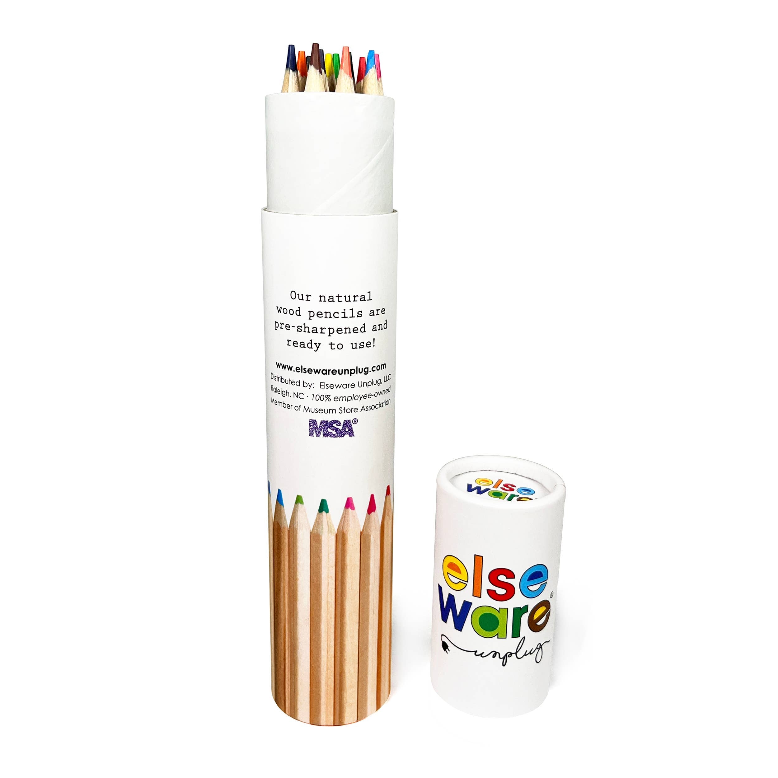 Colored Pencils - Tall & Travel Size - 12 Colors: Tall (7")
