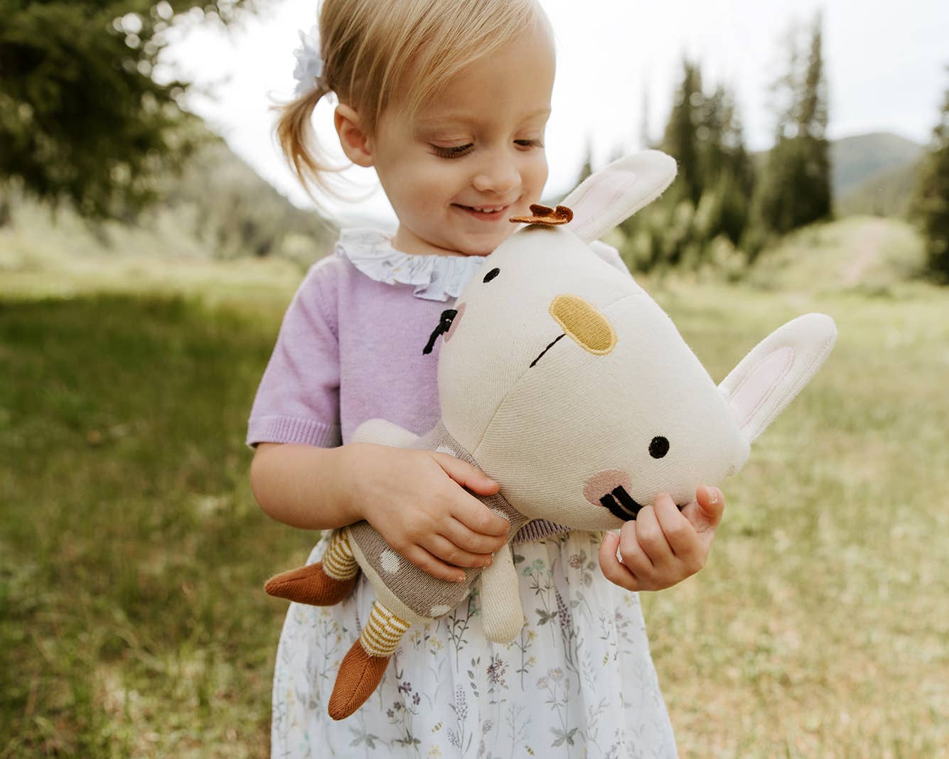 Sam Bunny Organic Cotton Stuffed Animal / Natural