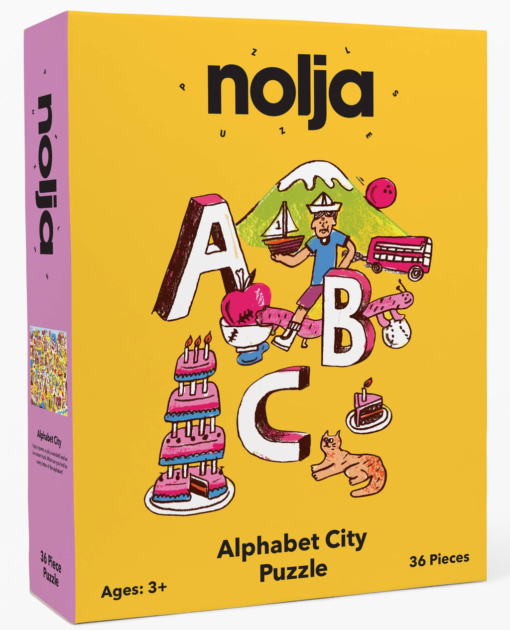 Nolja Alphabet City 36 Piece Jigsaw Puzzle