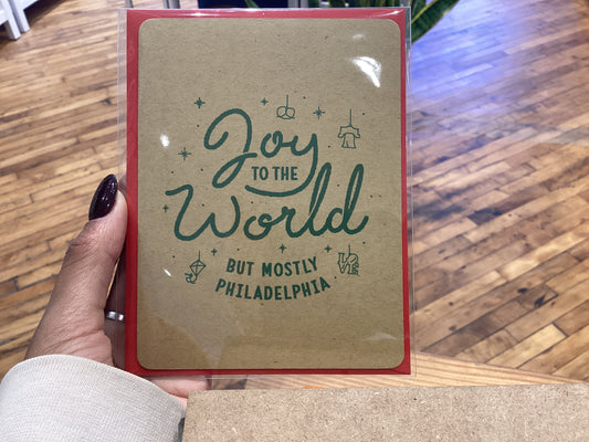 Joy To The World But Mostly Philadelphia Card