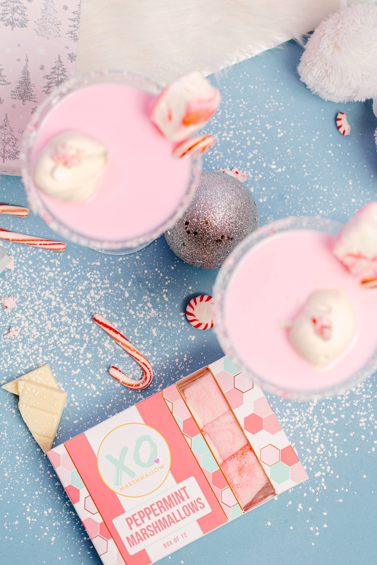Peppermint Marshmallows / Gluten Free / Dairy Free / Candies