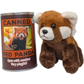 Canned Red Panda | Stuffed Animal Zoo Plush w/ Jokes