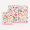 Bow Coquette Colorful Paper Bag Gift Bag: Medium 8x10
