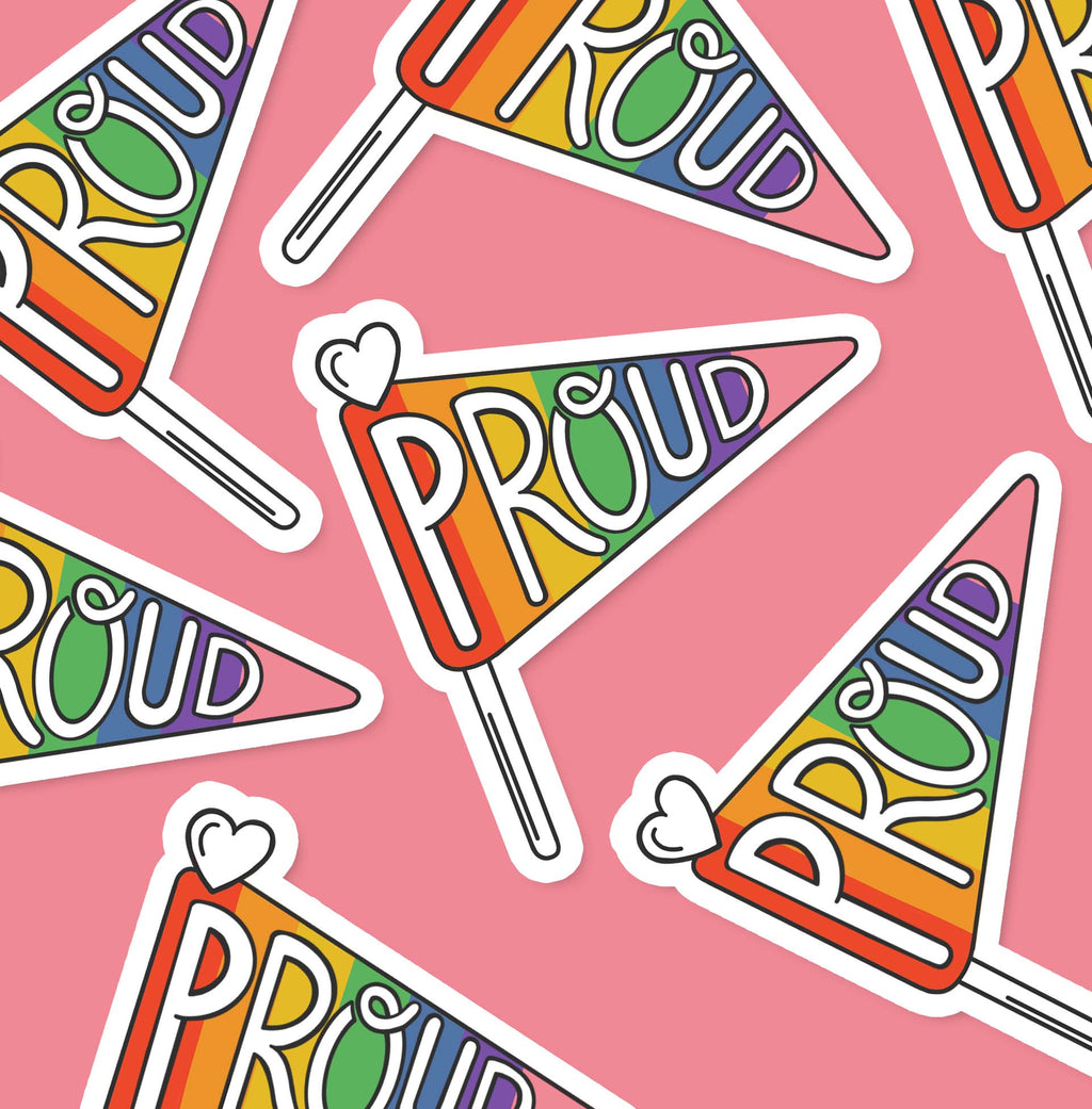 Rainbow Flag Vinyl Sticker