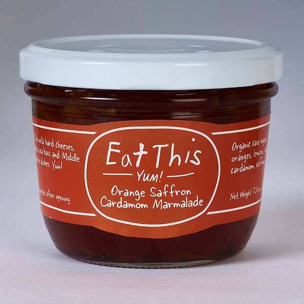 Orange Saffron Cardamom Marmalade : 7 OZ