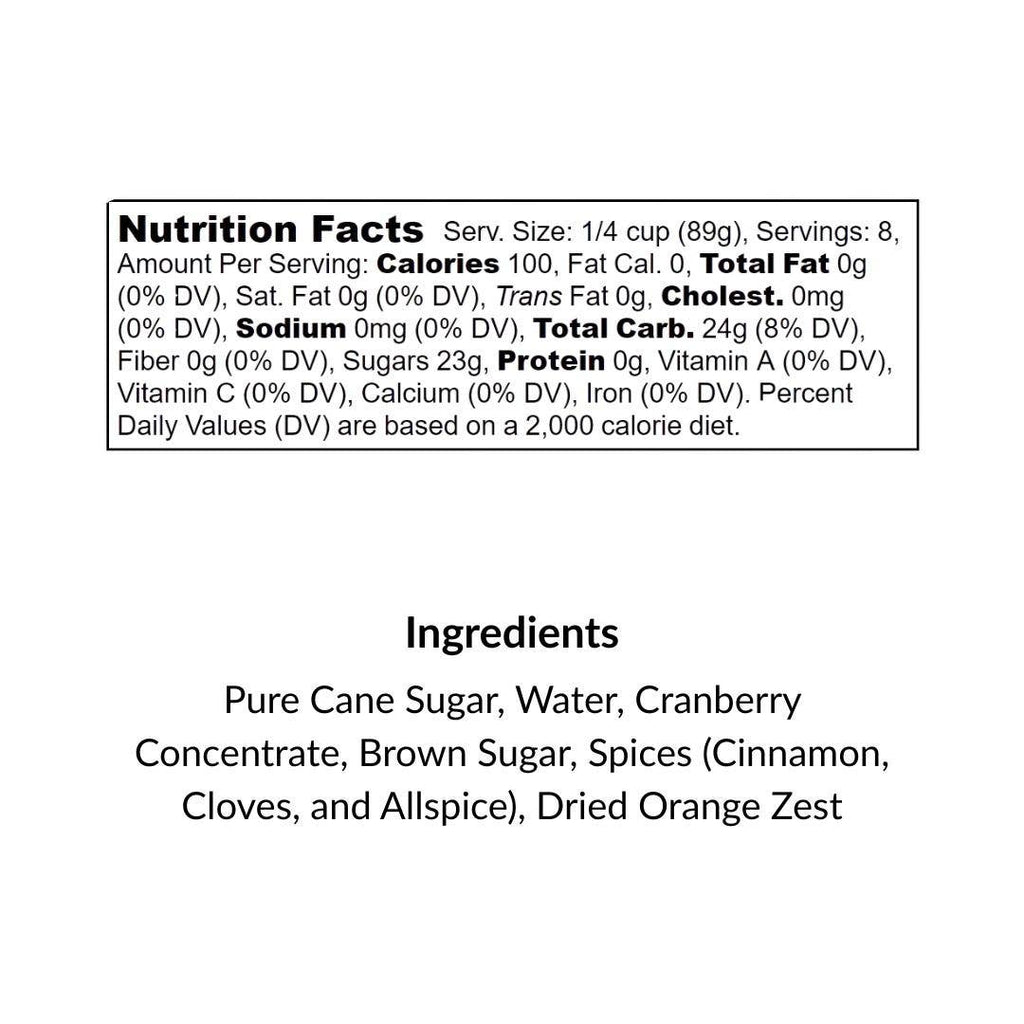 Mulling Syrup for Mulled Wine, Cider, Baking, 16 fl oz