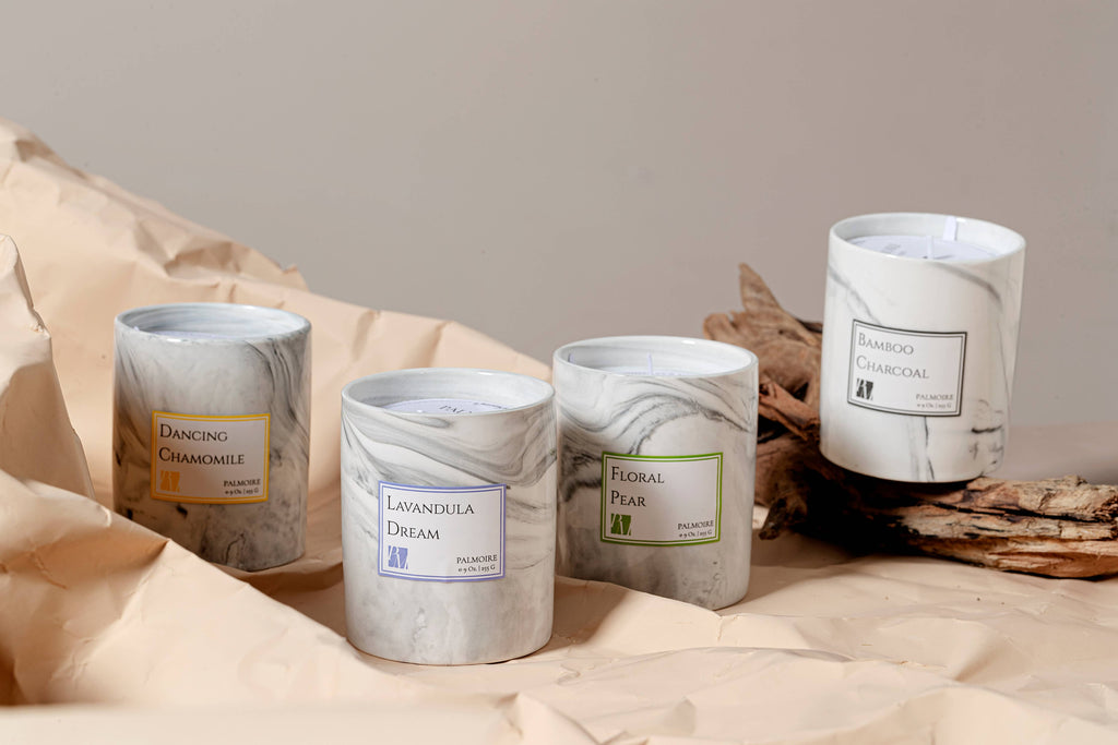 Bamboo Charcoal Soy Wax Candle 9 Oz