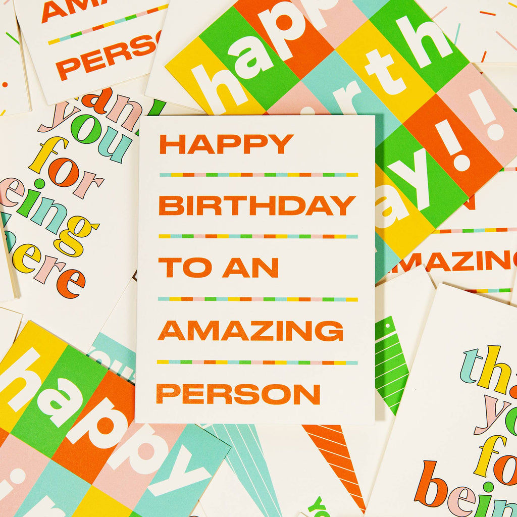Amazing Person Birthday Card