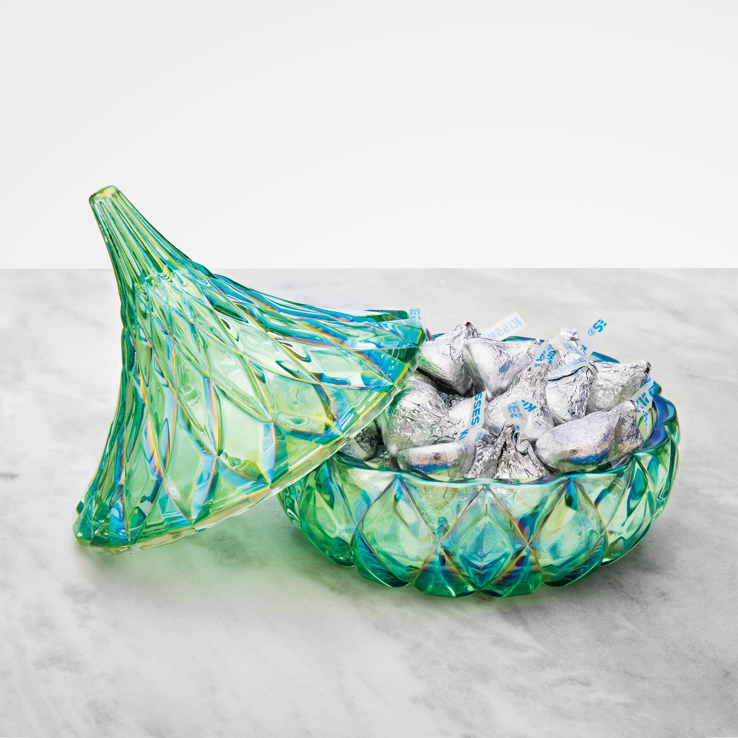 Hershey's Kisses Green Candy Dish
