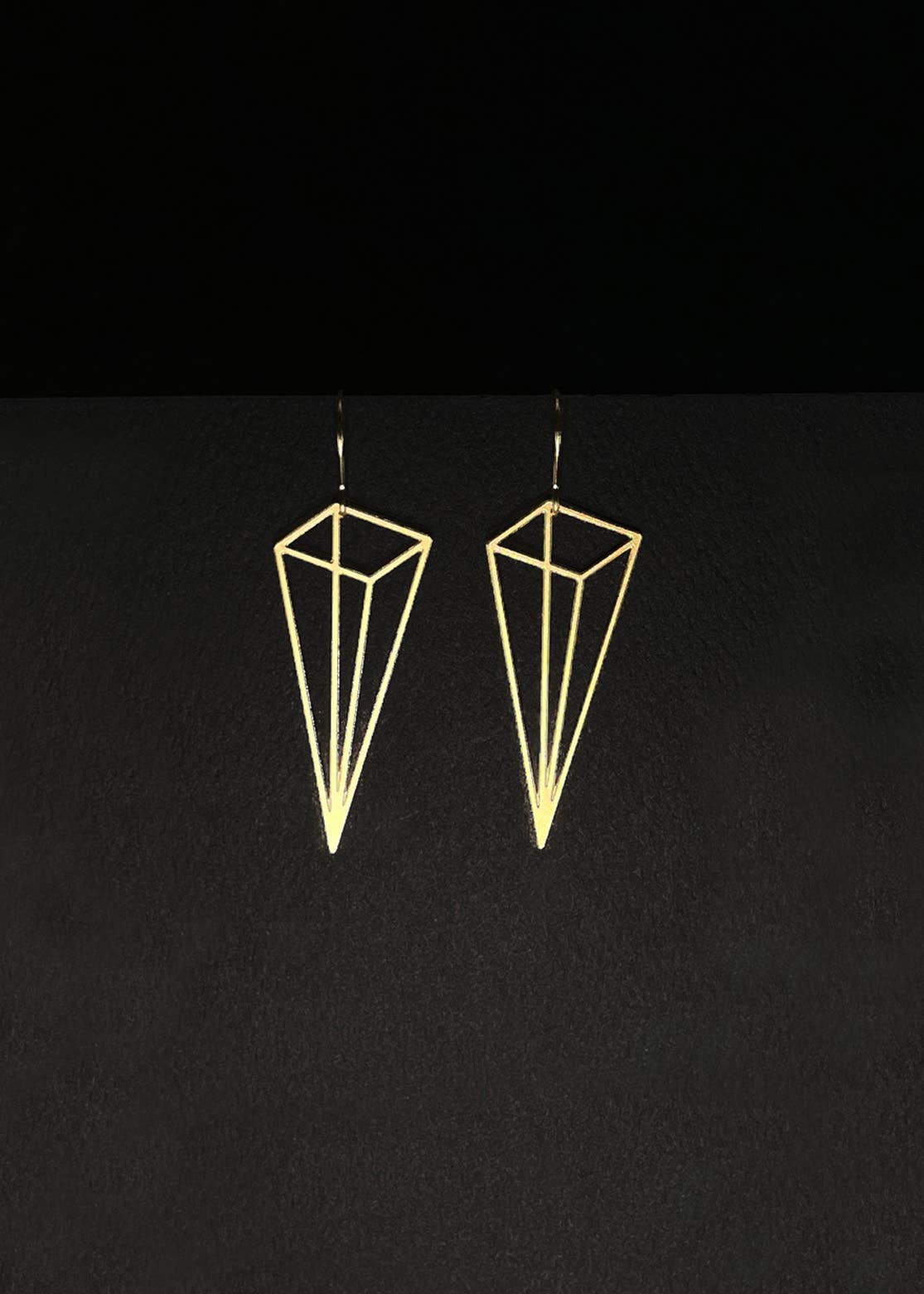Tall Pyramid Earrings