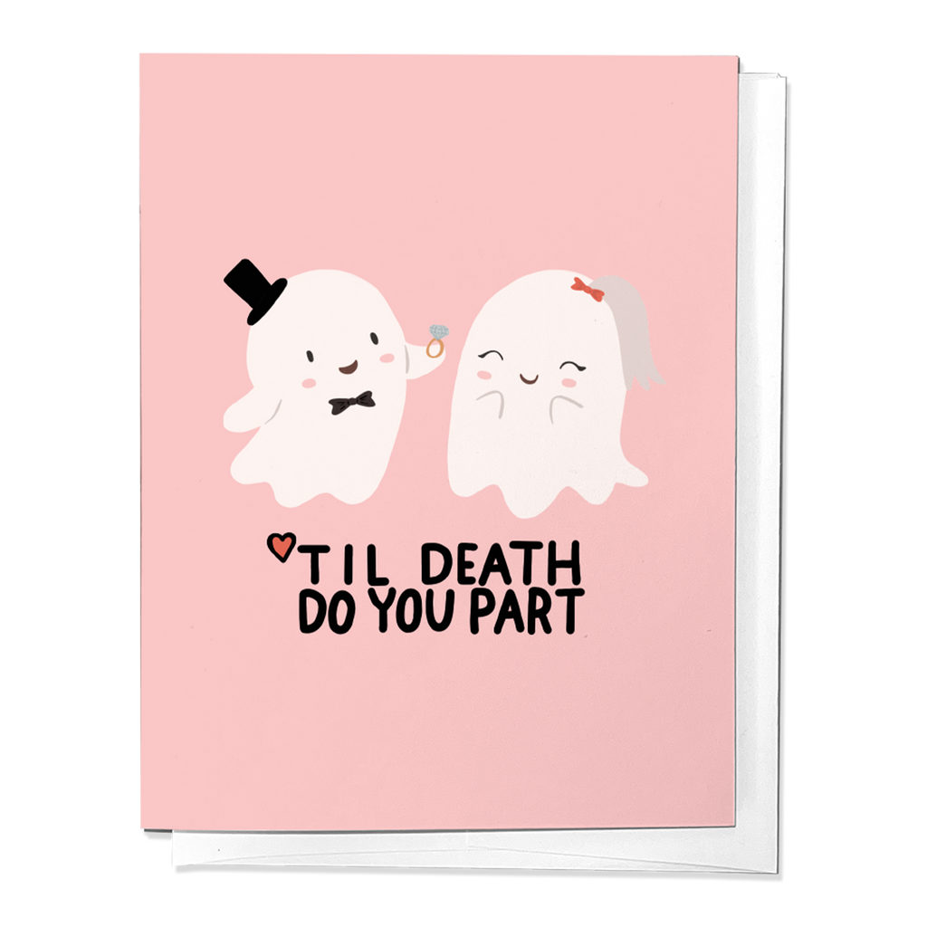 Til Death Do You Part Wedding Congratulations Greeting Card