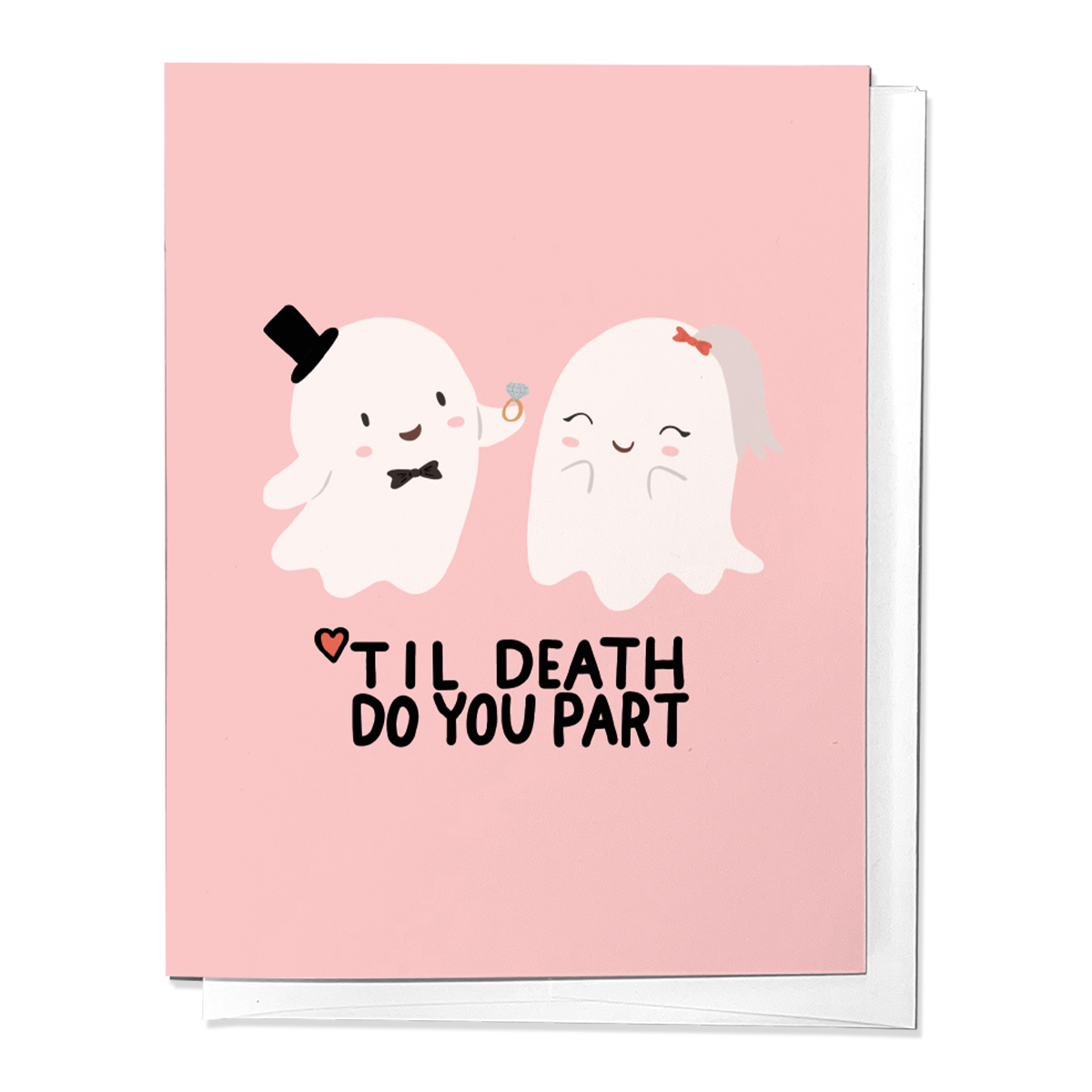 Til Death Do You Part Wedding Congratulations Greeting Card