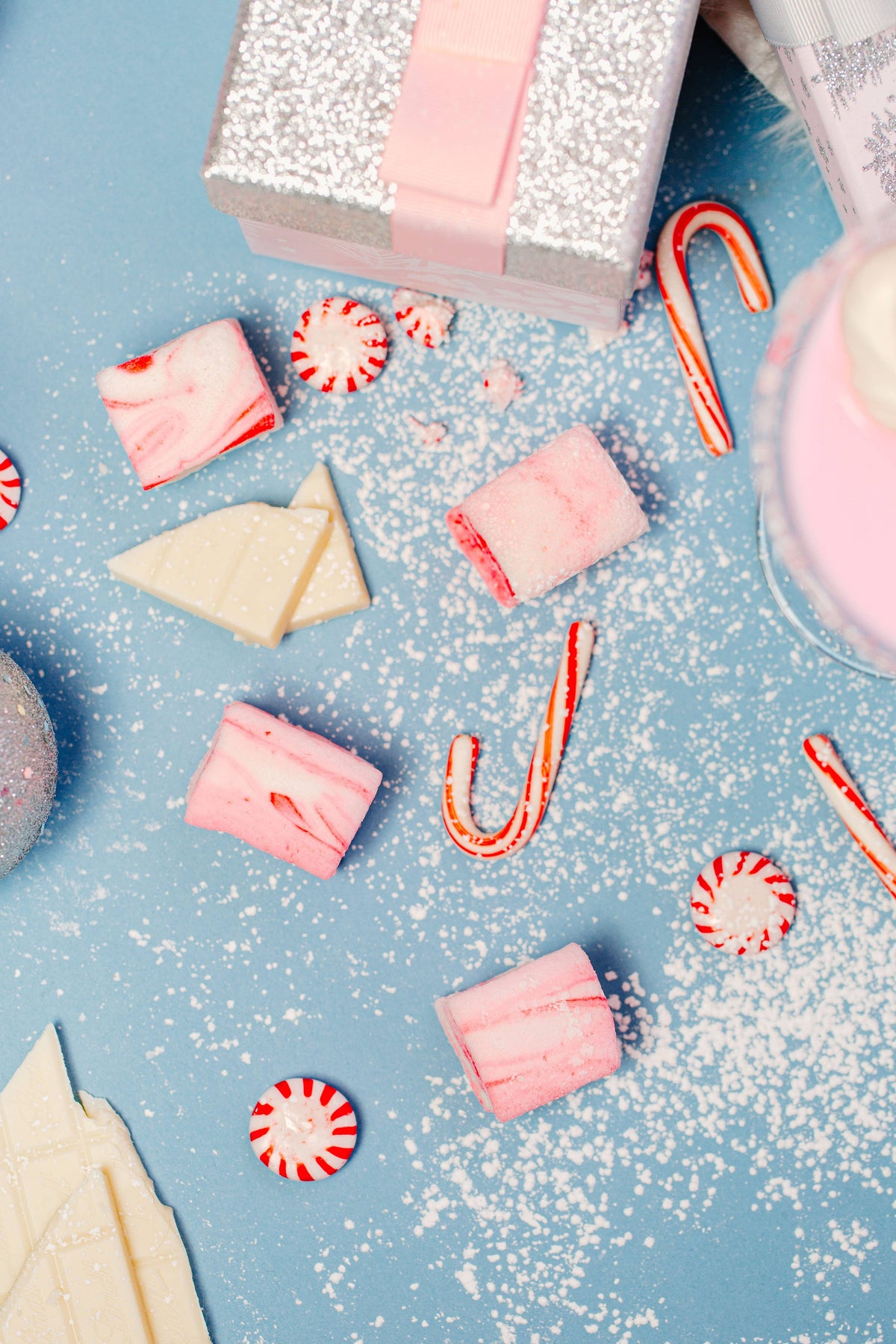 Peppermint Marshmallows / Gluten Free / Dairy Free / Candies