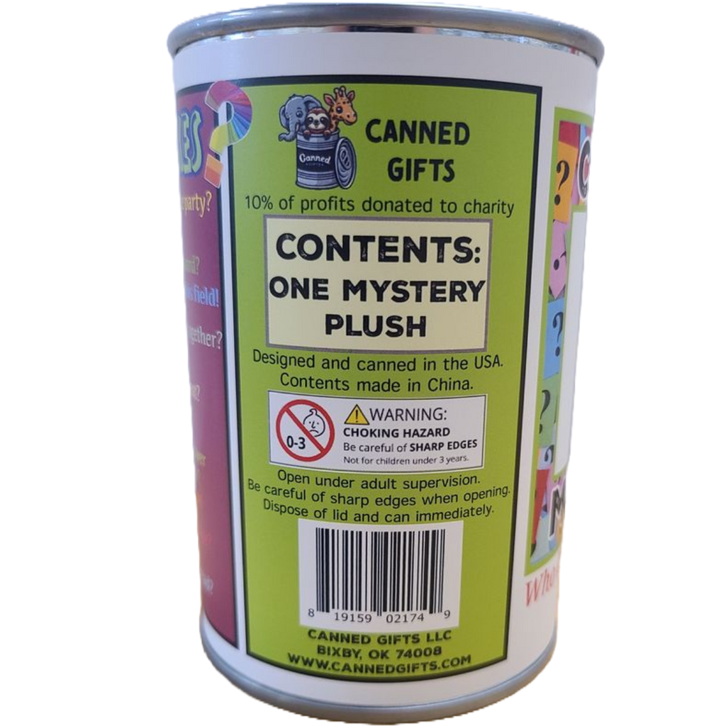 Canned Mystery | Unknown Random Plush w/Jokes