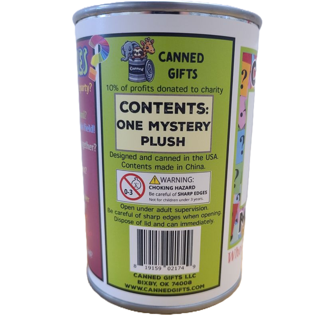 Canned Mystery | Unknown Random Plush w/Jokes