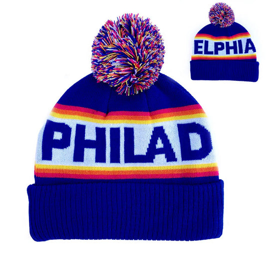 Philadelphia Sunrise Blue Beanie