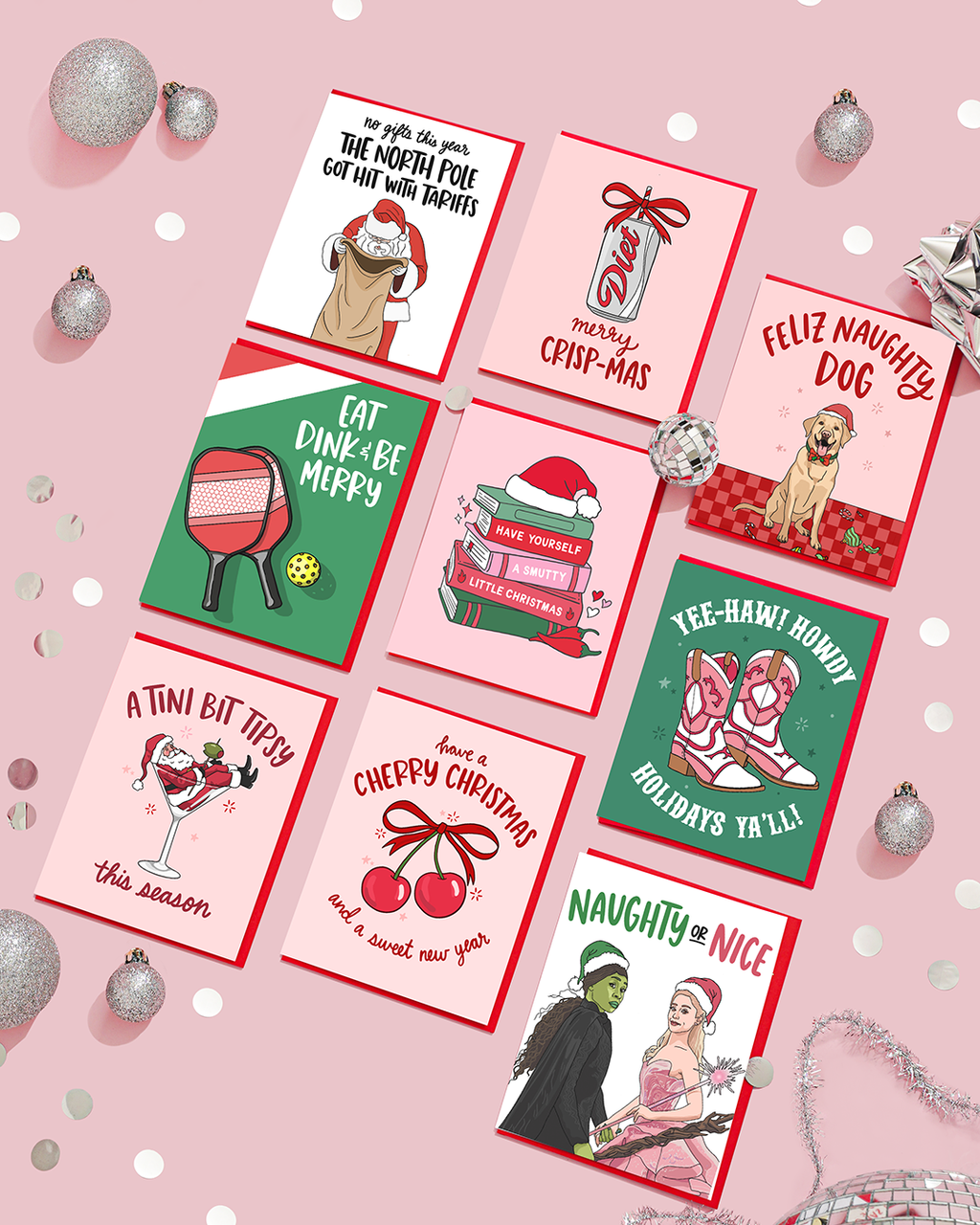 Santa North Pole Tariffs Holiday Card