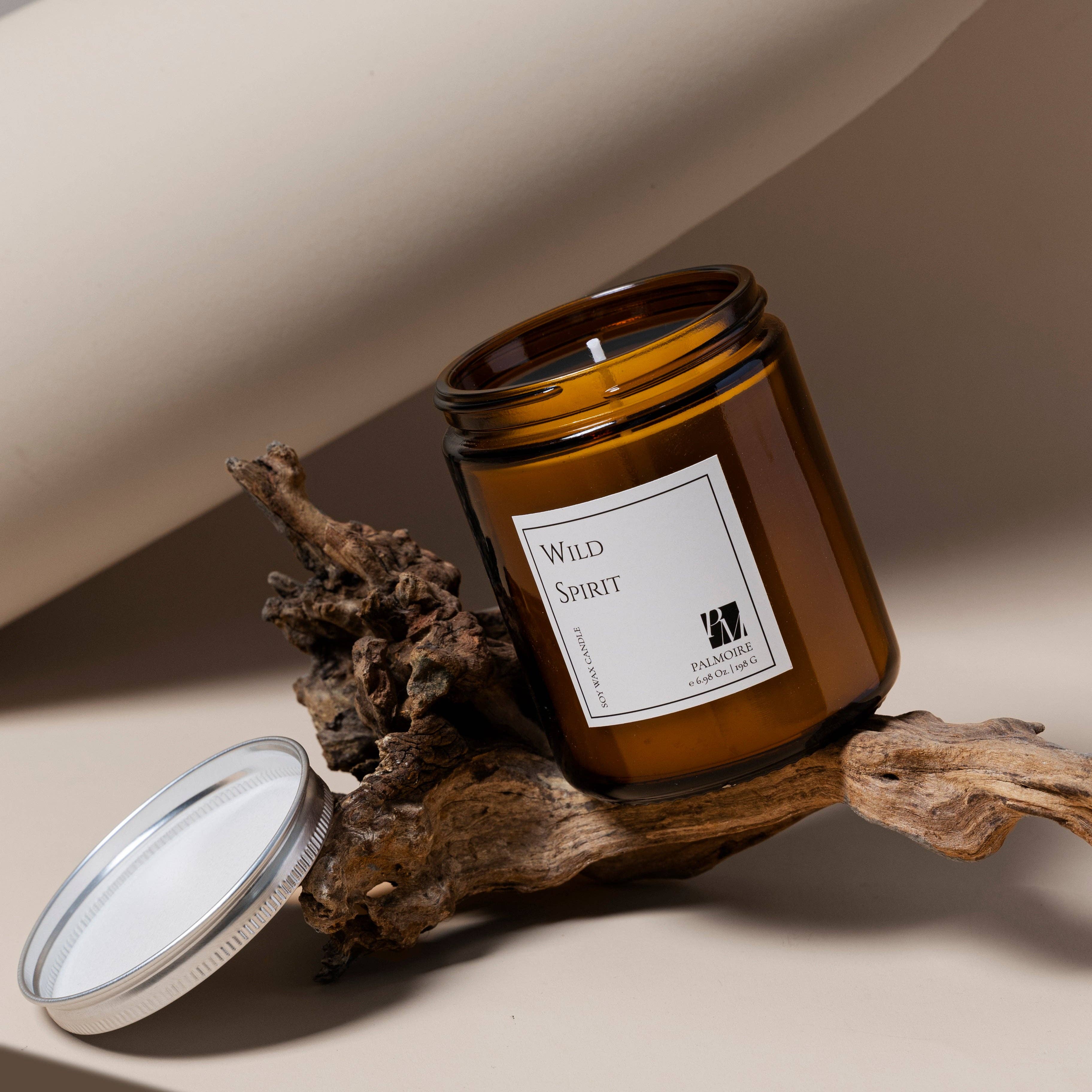Wild Spirit Soy Wax Candle 6.98 Oz [coffee/vanilla]
