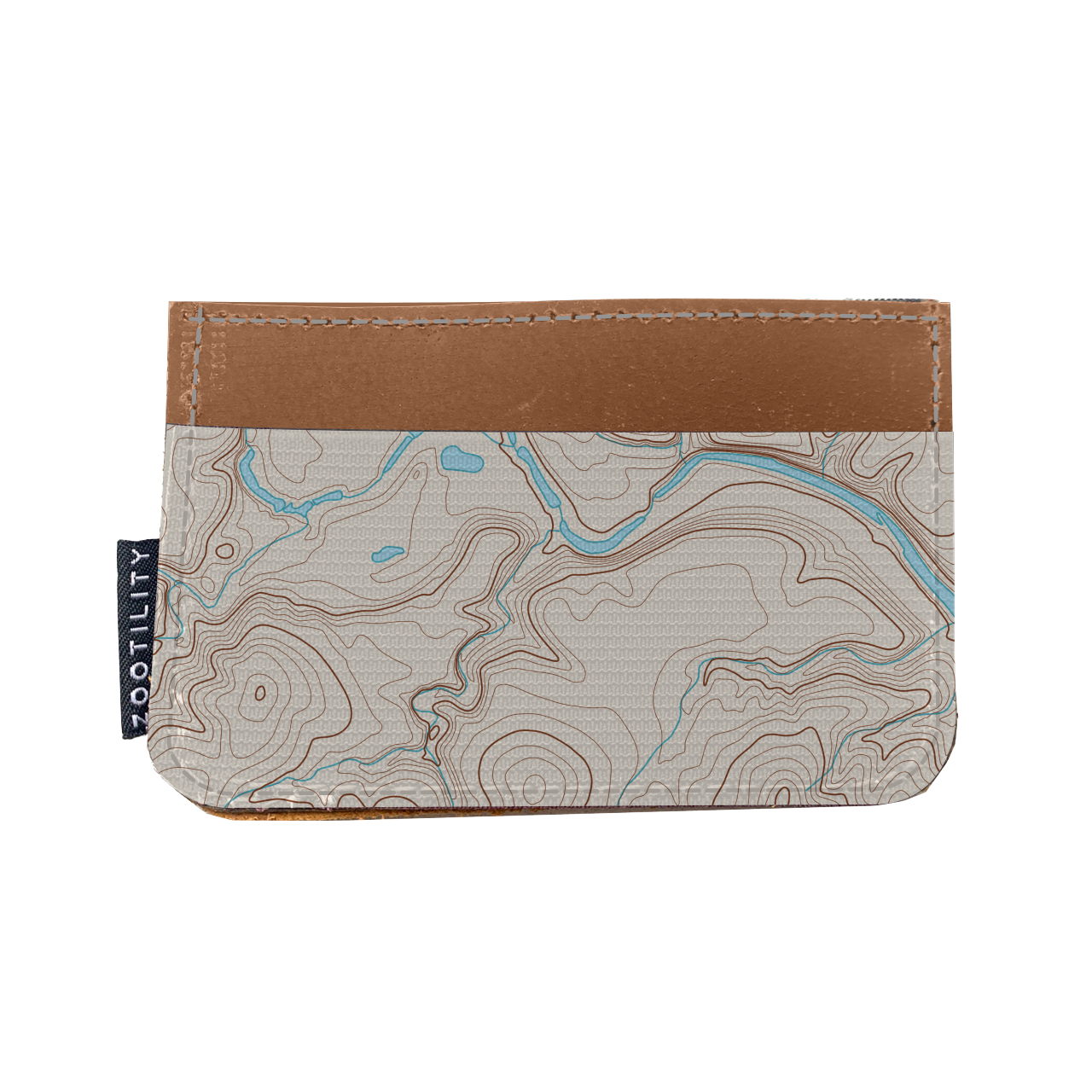 Card Holder Wallet - Prints: No. 90 (Natural Map)