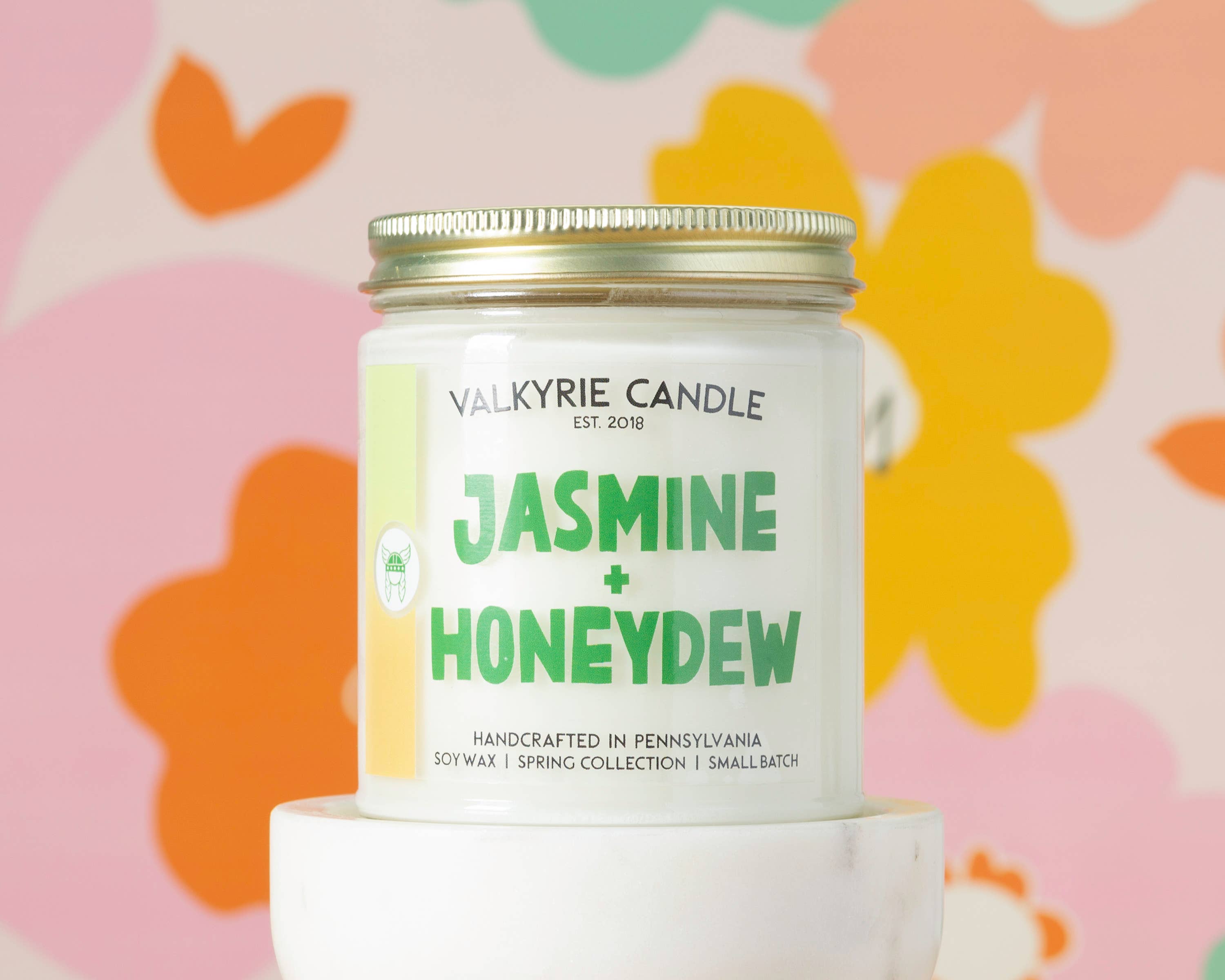 Jasmine + Honeydew Candle