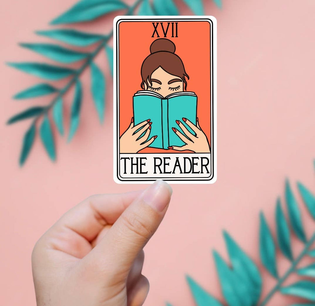 The Reader Sticker The Reader Tarot Card Sticker – LaserPhilly