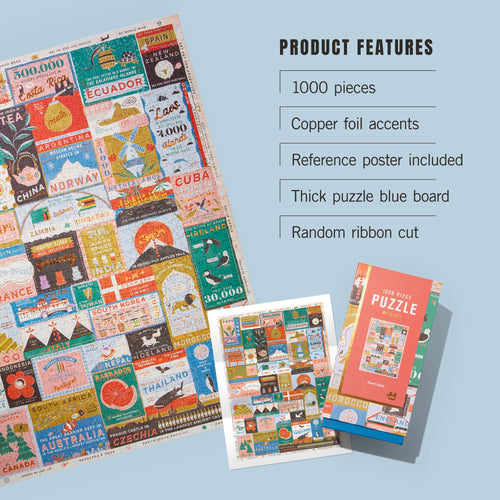 1000 PIECE PUZZLE, Travel Facts