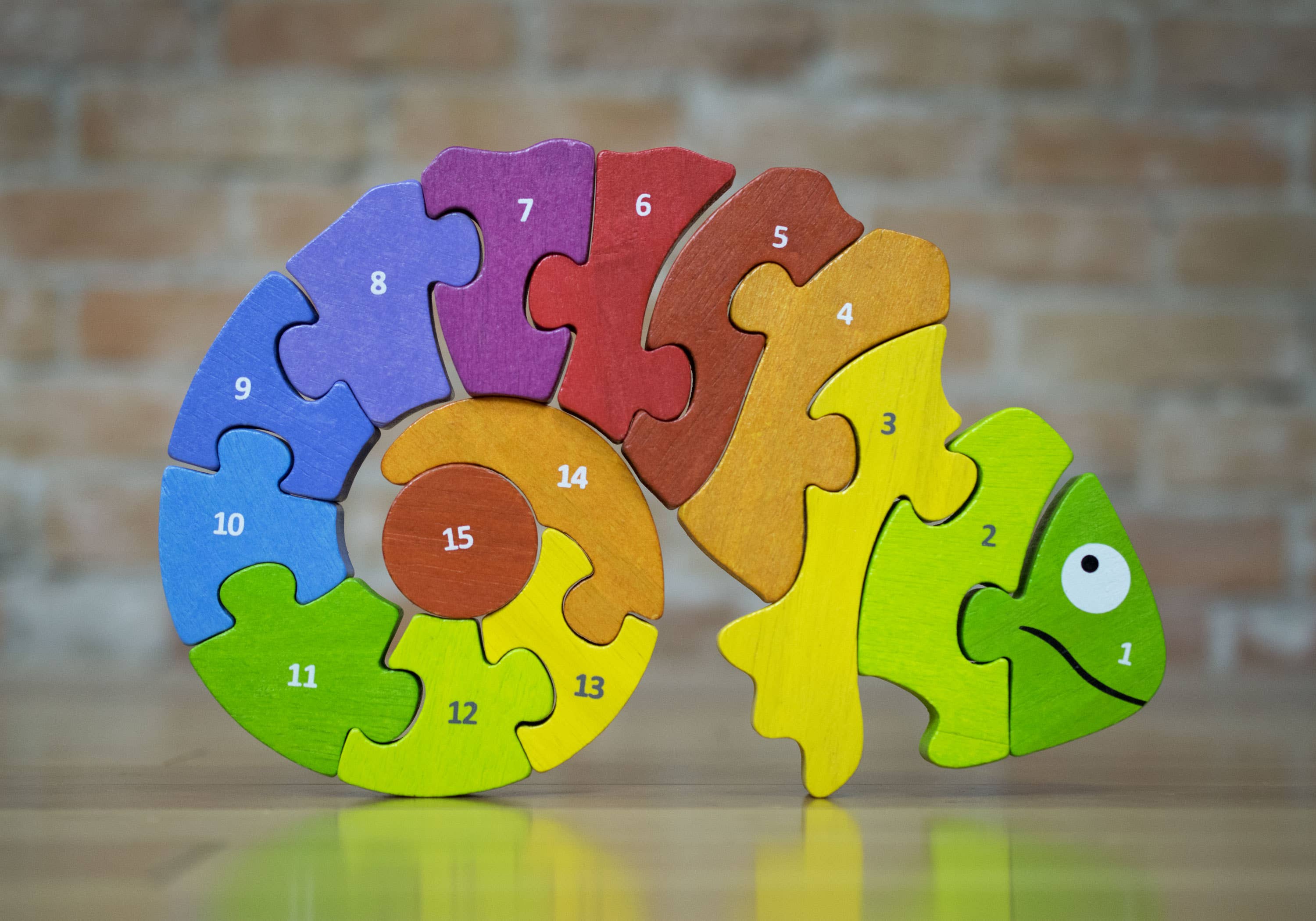 Bilingual Counting Chameleon Puzzle