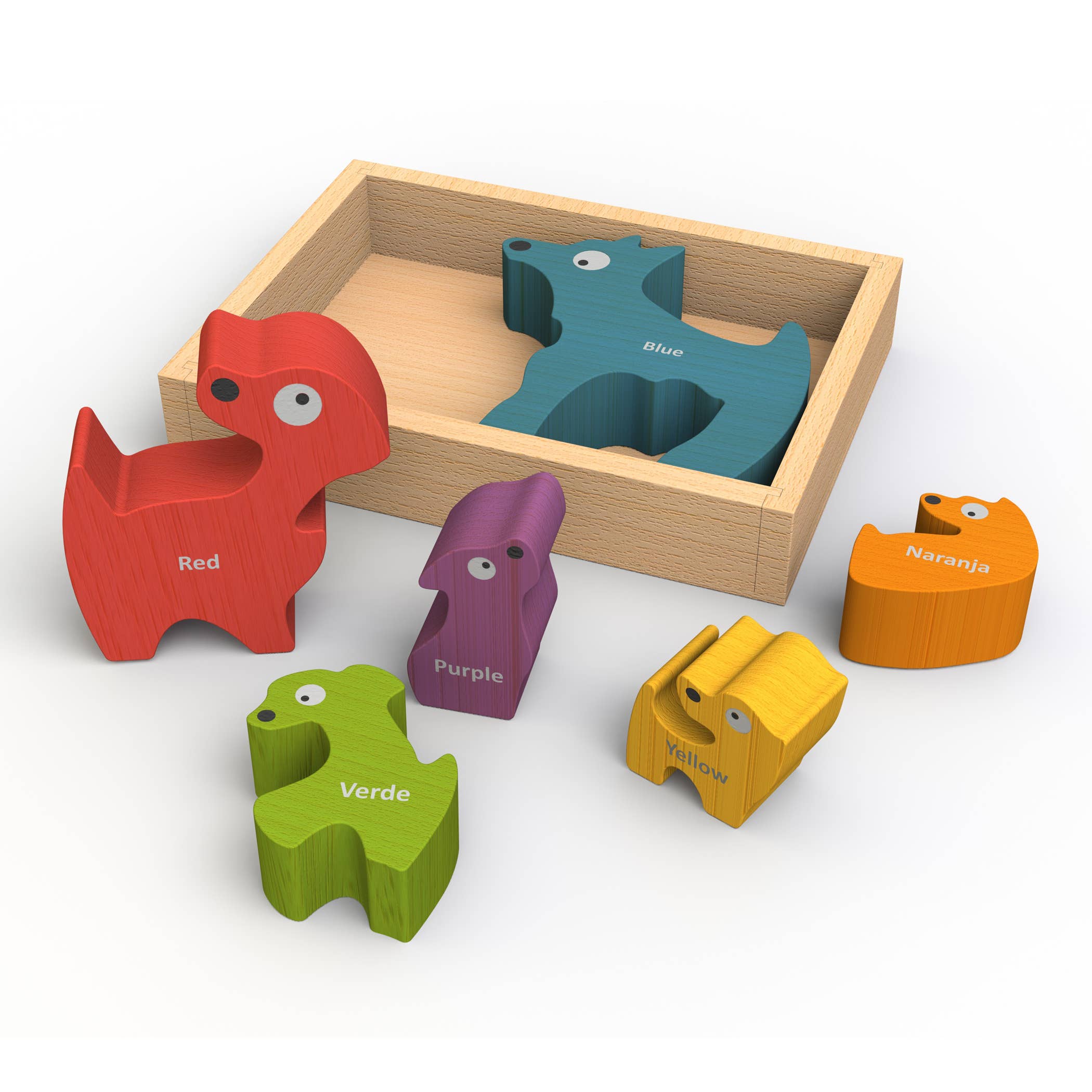 Bilingual Dog Family Puzzle