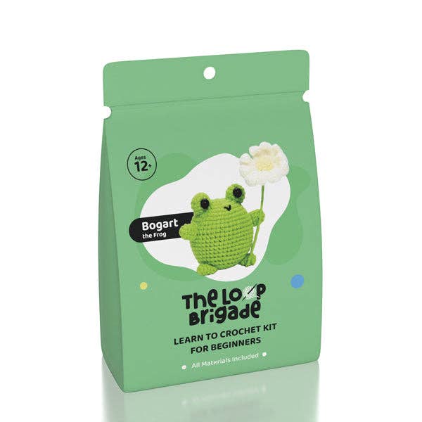 Bogart the Frog Beginner Crochet Kit