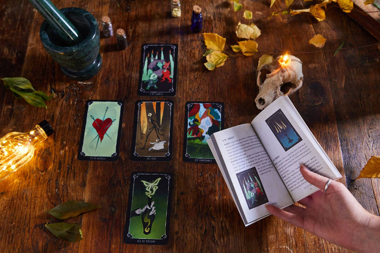 The Nightmare Before Christmas Tarot Deck and Guidebook.