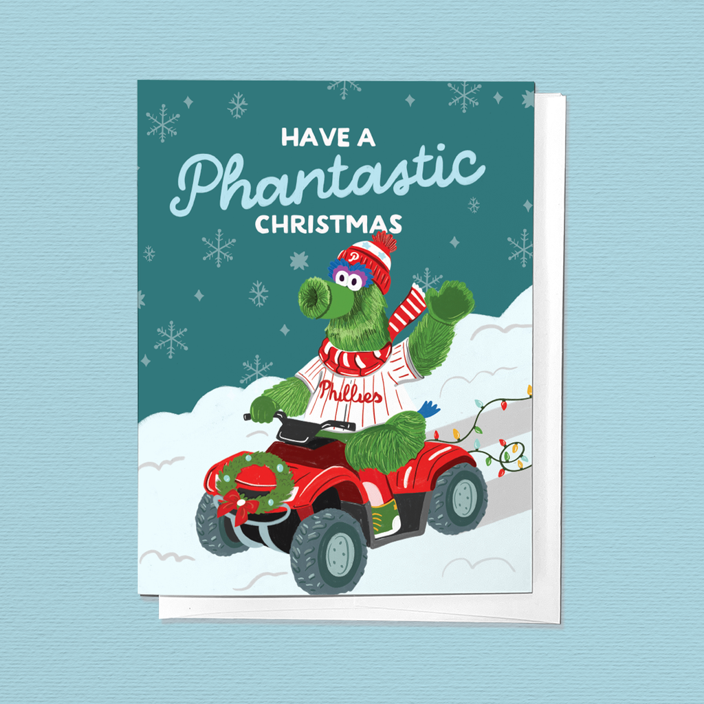 Have a Phantastic Christmas, Philly Phanatic Greeting Card
