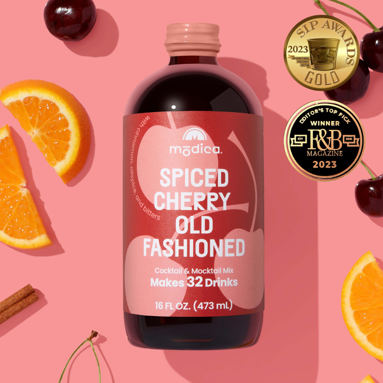 Spiced Cherry Old Fashioned Cocktail & Mocktail Mix