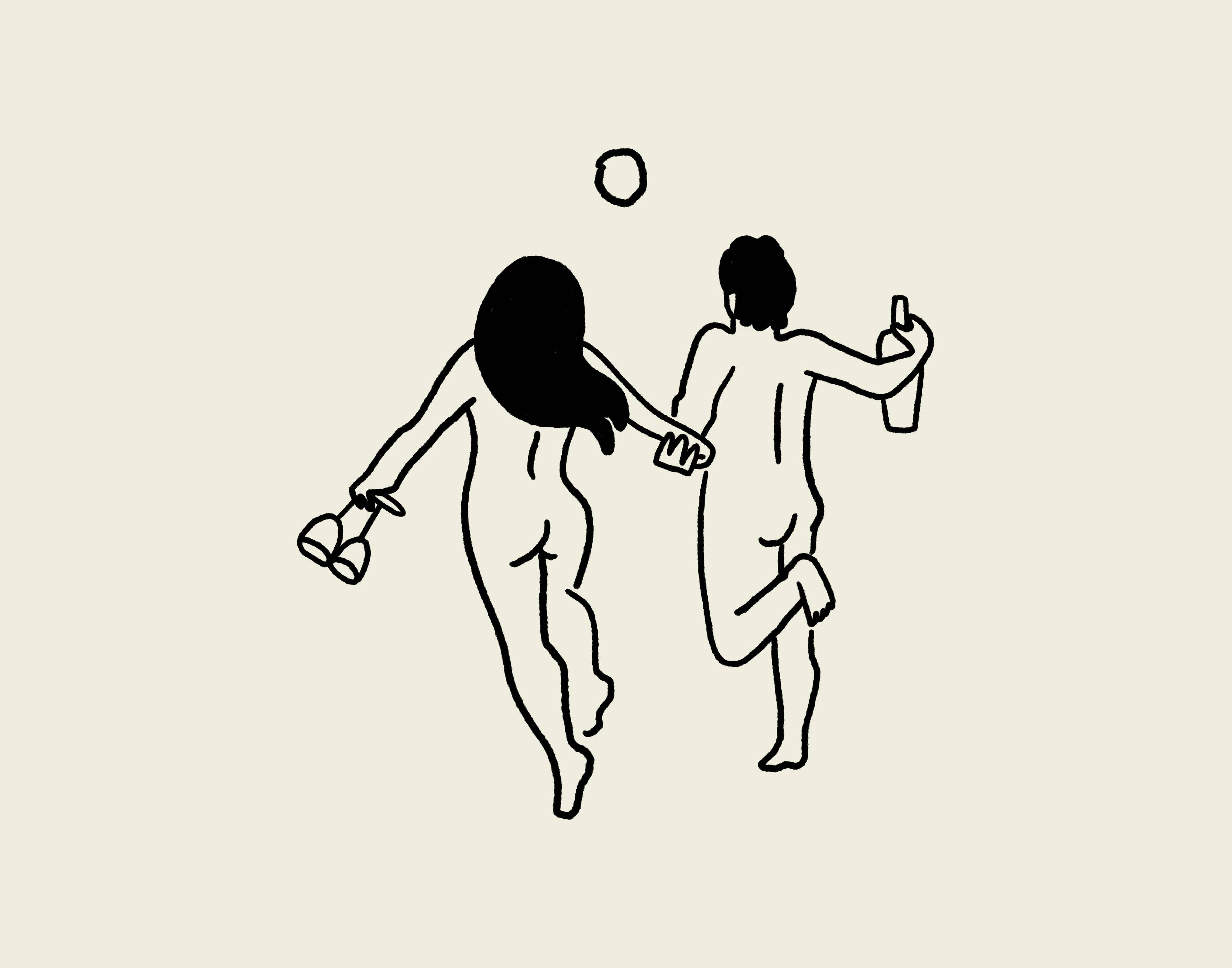Wine Lovers Minimal Art Print: 8x10