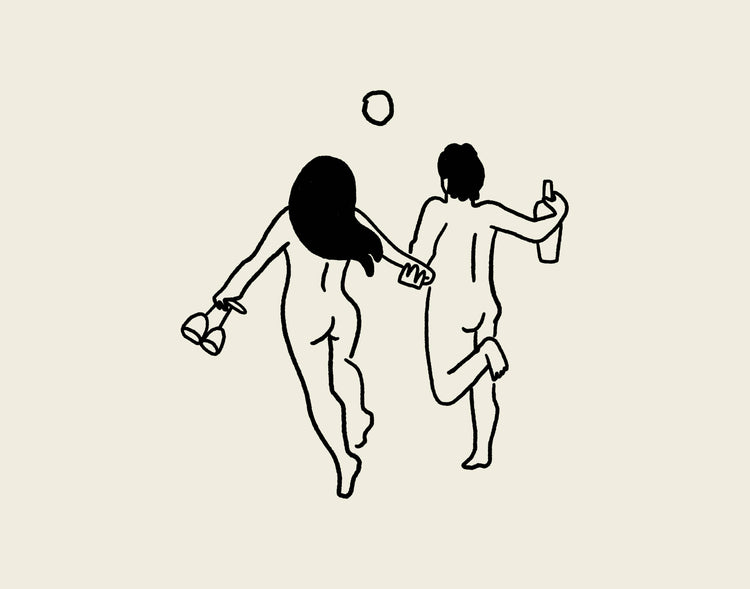 Wine Lovers Minimal Art Print: 8x10