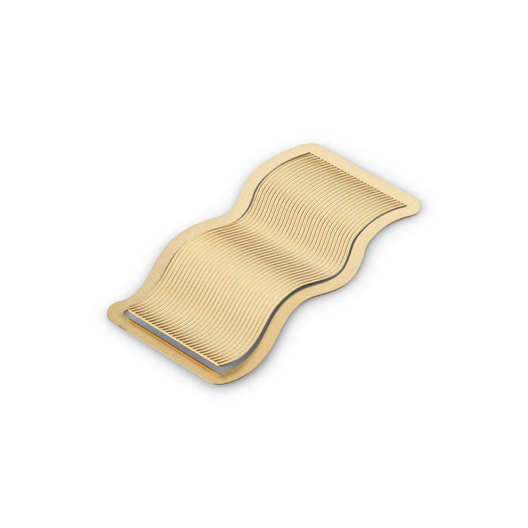 Wave Metal Bookmark