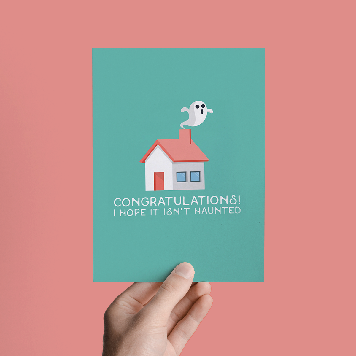 I Hope It Isn't Haunted, New Home Housewarming Greeting Card