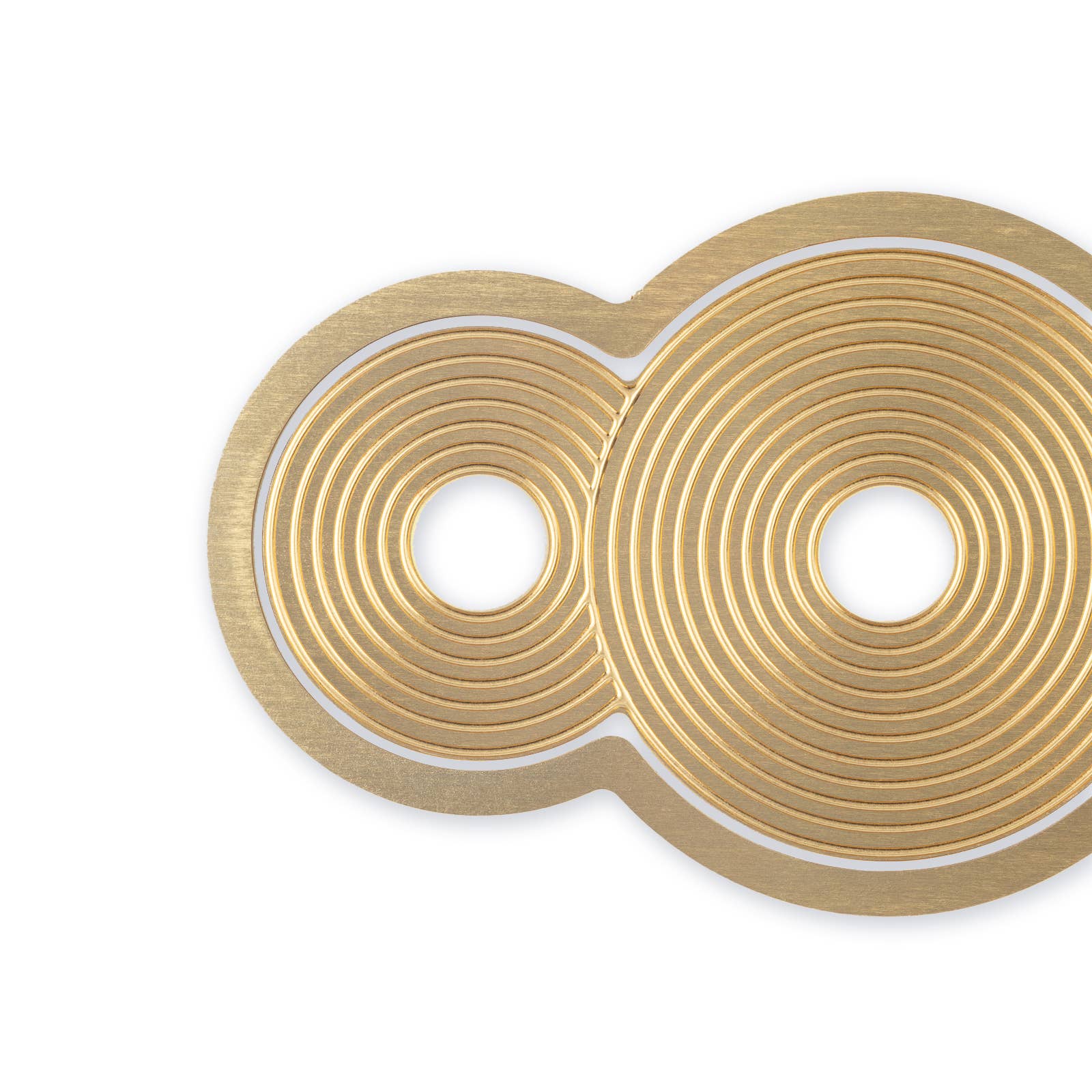 Brass Bookmark - Circlets