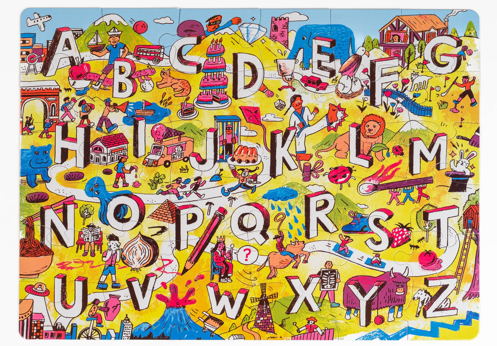Nolja Alphabet City 36 Piece Jigsaw Puzzle