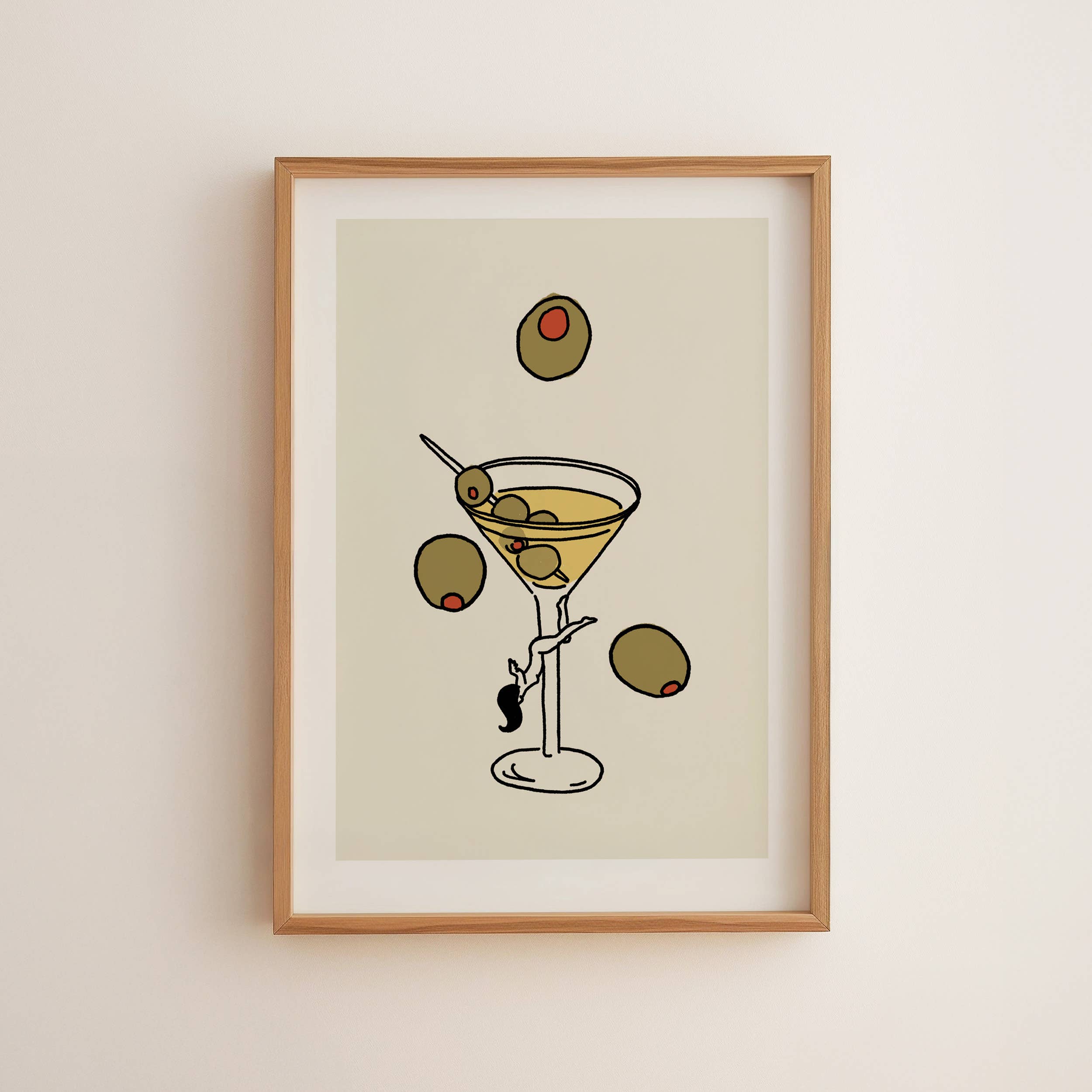 "Dirty Martini" Wall Art: 8x10
