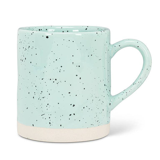 Speckled Mug-Aqua-3.75"H(13oz)