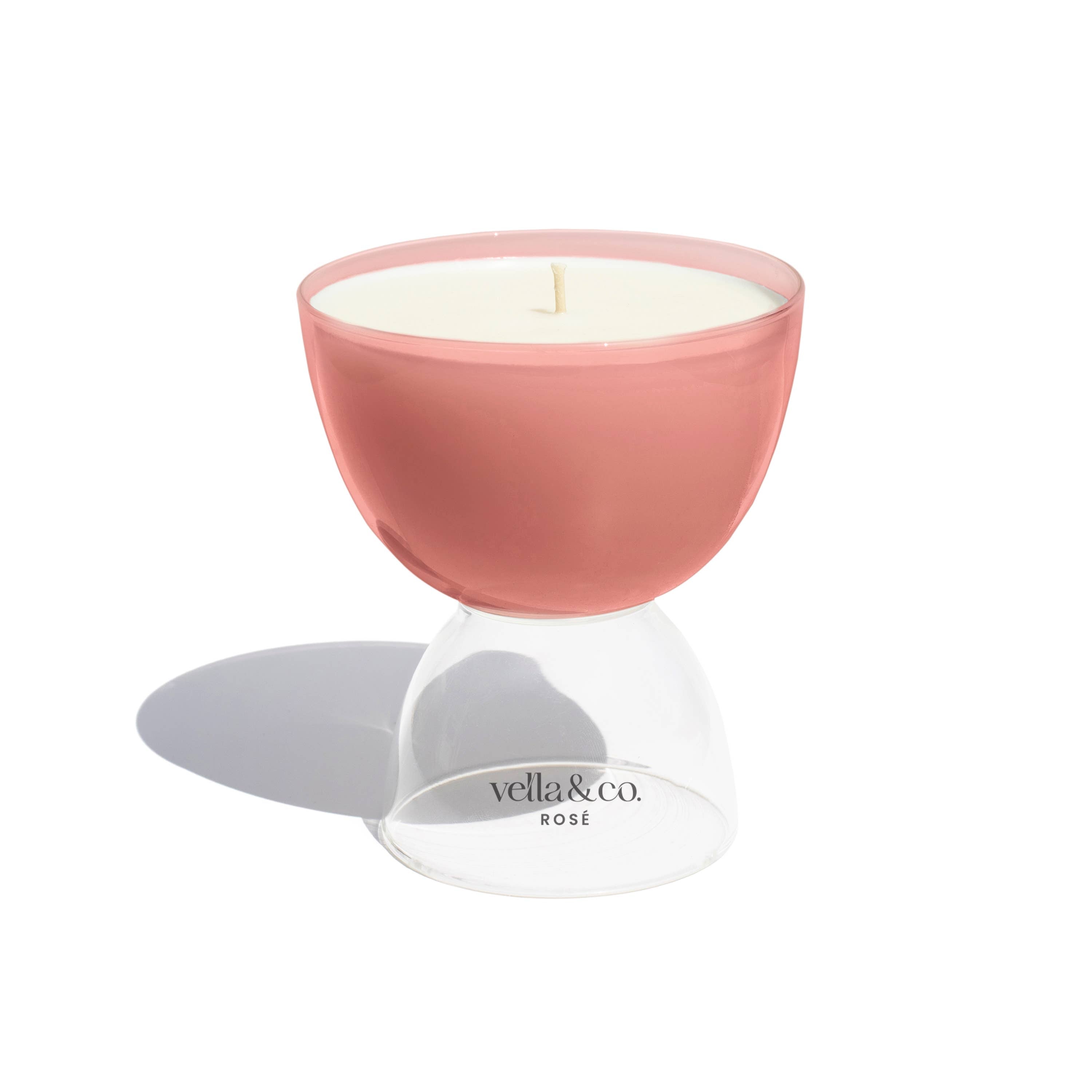 Rosé – Wine-Inspired Soy Candle in Reusable Glass