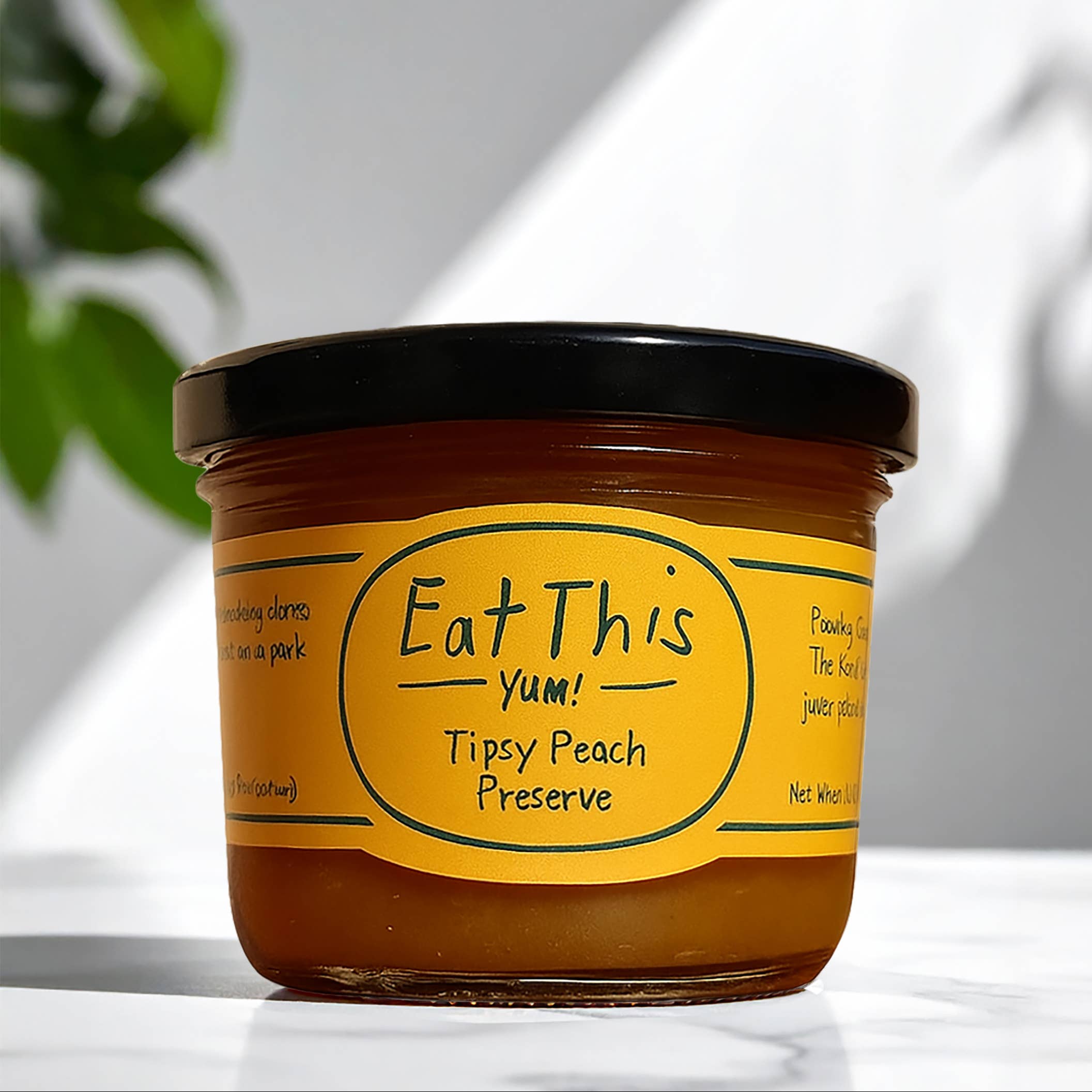 Tipsy Peach Preserve : 7 OZ