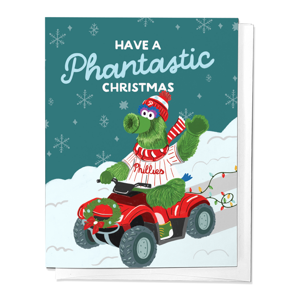 Have a Phantastic Christmas, Philly Phanatic Greeting Card