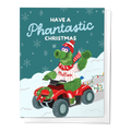 Have a Phantastic Christmas, Philly Phanatic Greeting Card